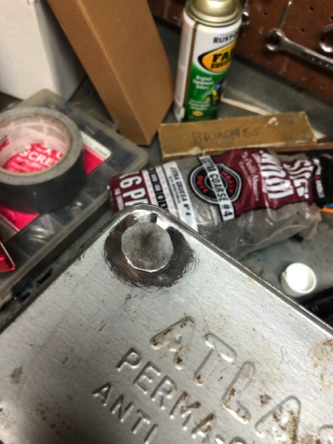 I grafted a small piece of metal to the vent hole using JB Weld to seal the can