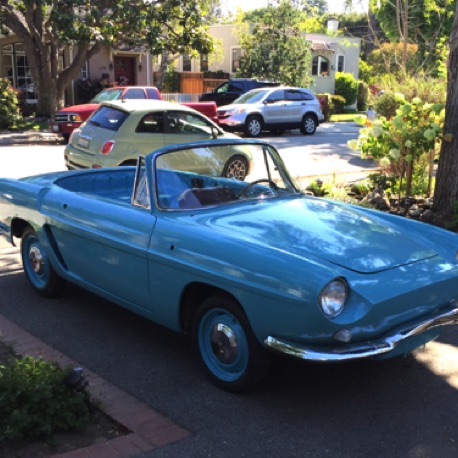 In the driveway after polishing